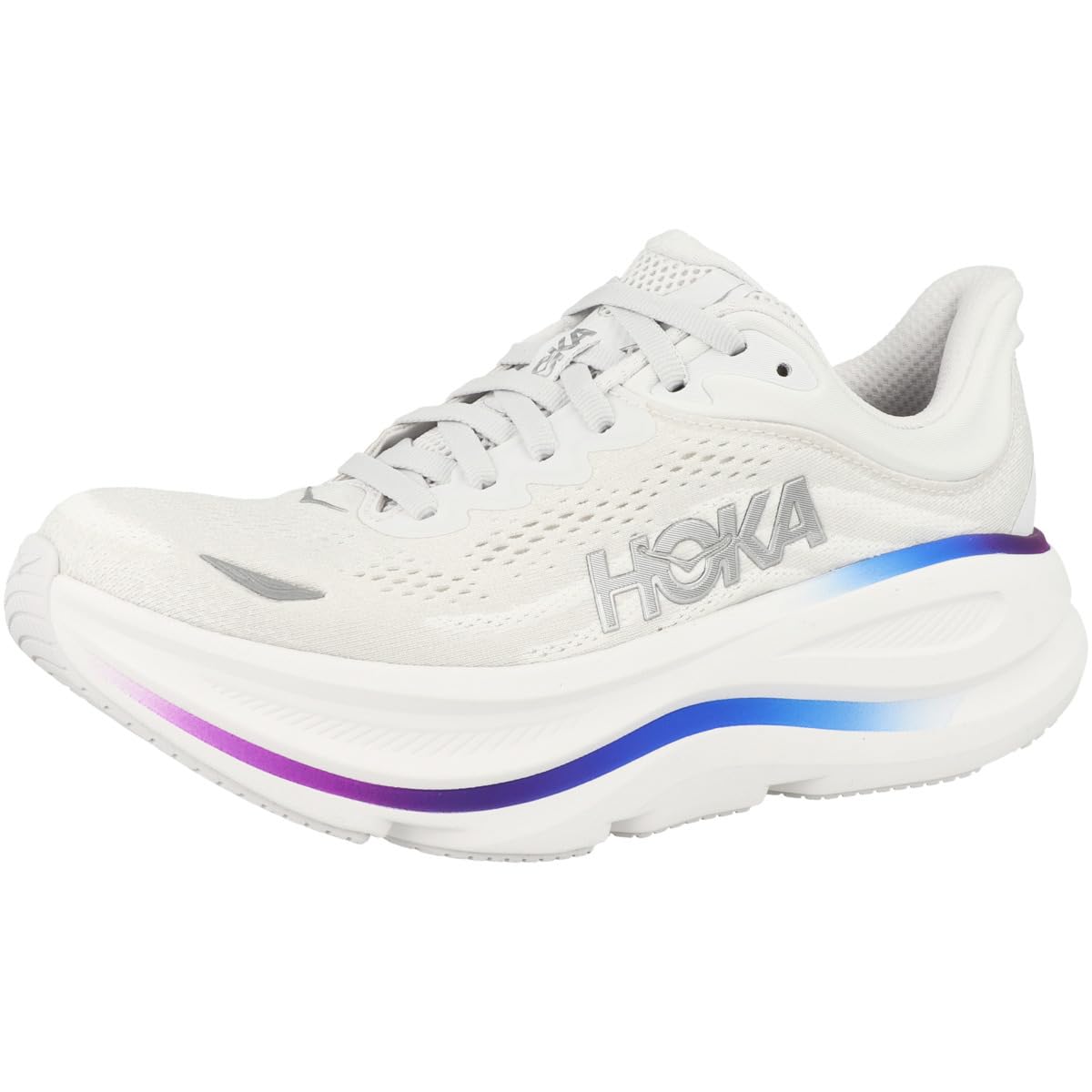 Hoka Women's Bondi 9 Cosmic Grey/White