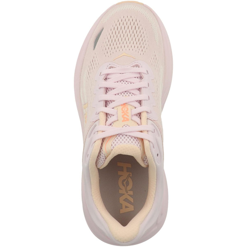 Hoka Women's Bondi 9 Lilac Cream/Tangerine Glow
