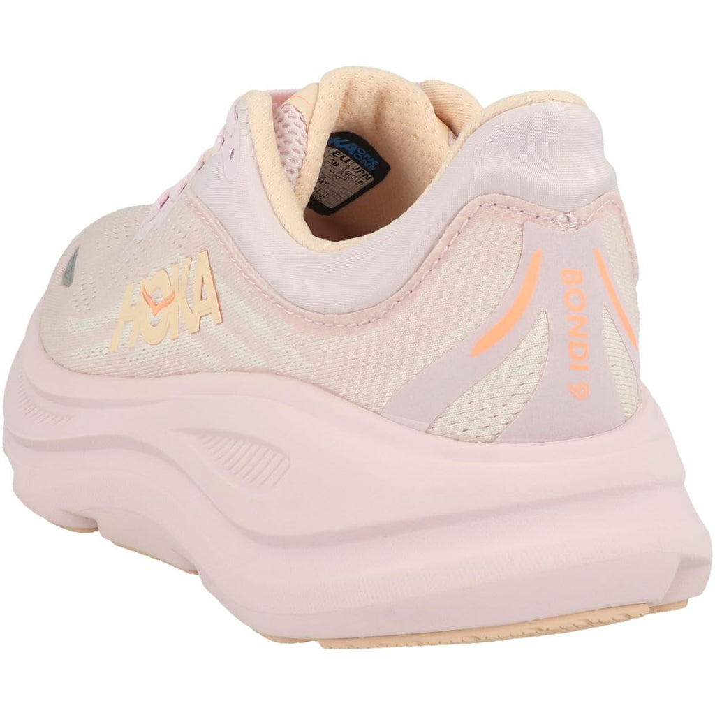 Hoka Women's Bondi 9 Lilac Cream/Tangerine Glow