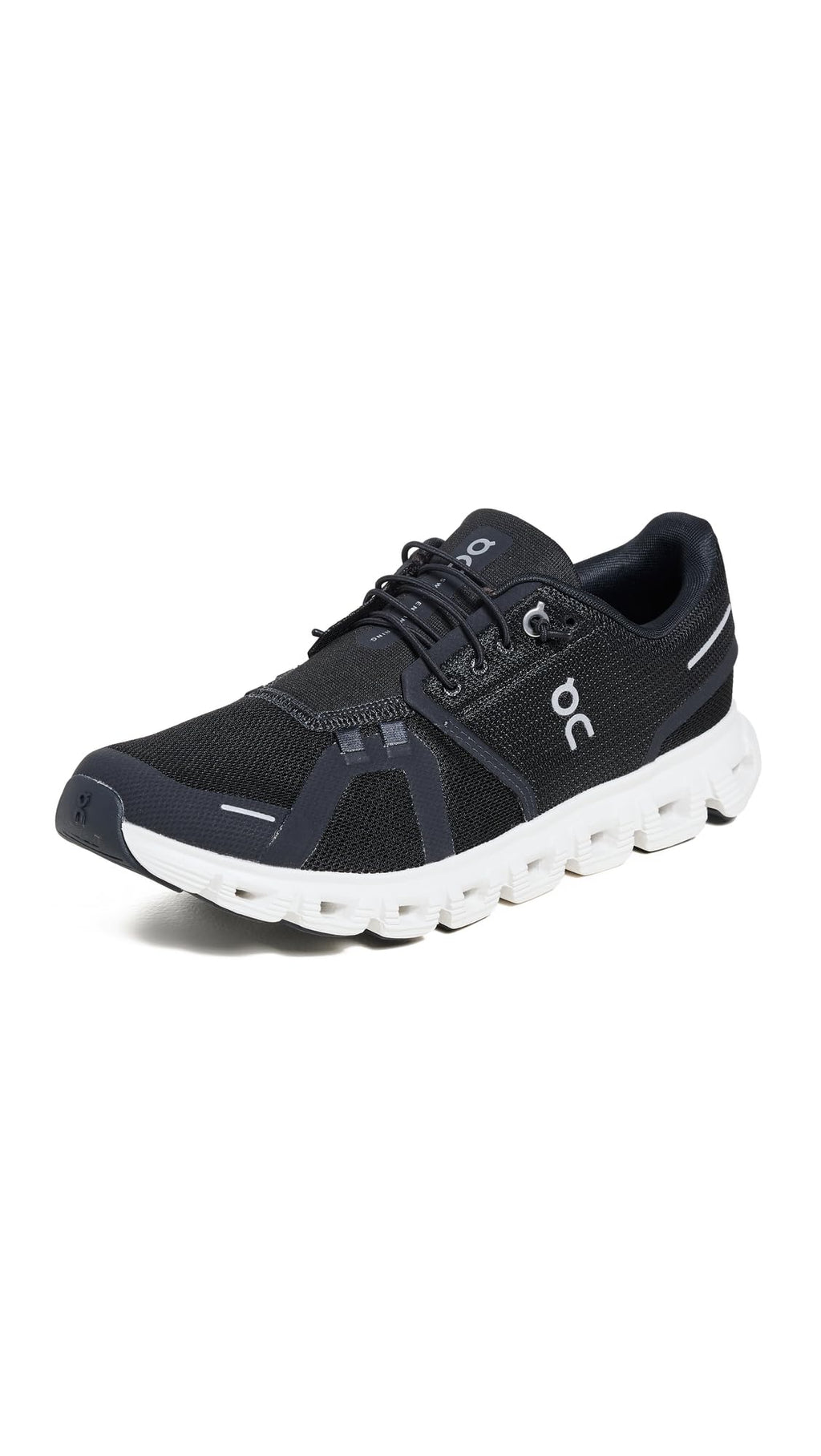 On Women's Cloud 6 Sneakers, Black | White