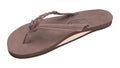 Rainbow Sandals Women’s Flirty Braidy Premier Leather w/Single Braided Strap, Expresso, Ladies Large