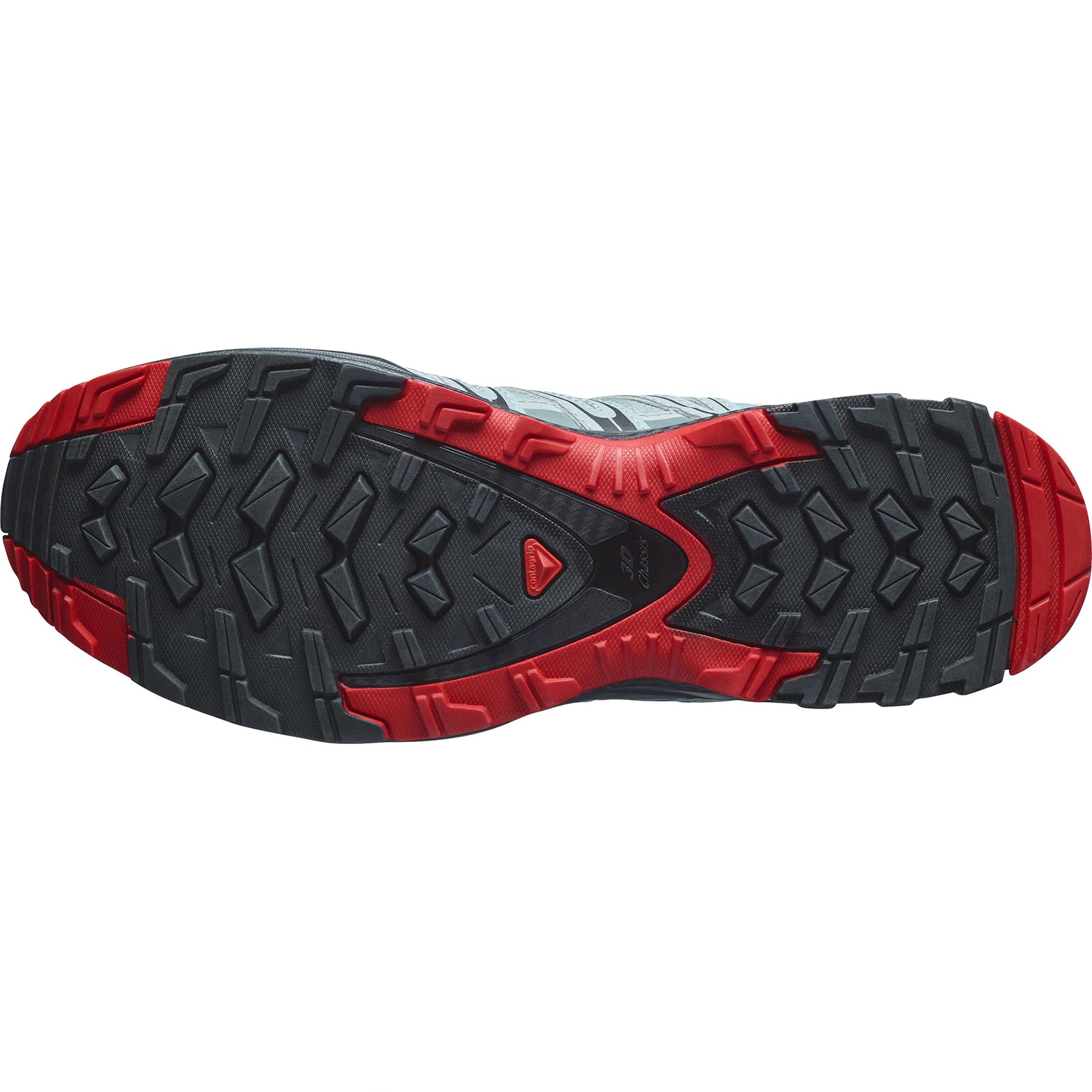 Salomon Men’s XA PRO 3D Gore-Tex Waterproof Trail Running Shoes - Lead/Black/Barbados Cherry