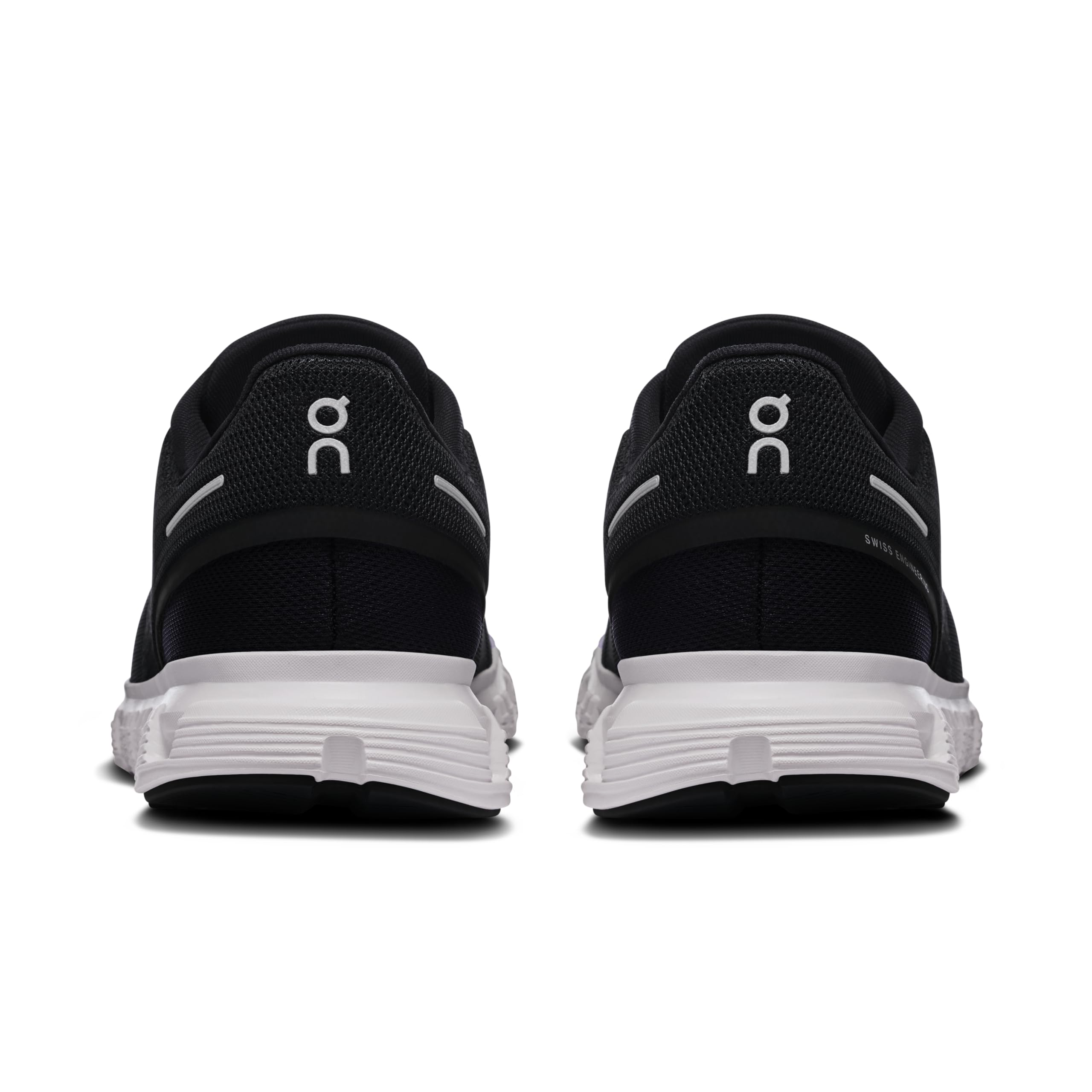 On Women's Cloud 6 Sneakers, Black | White