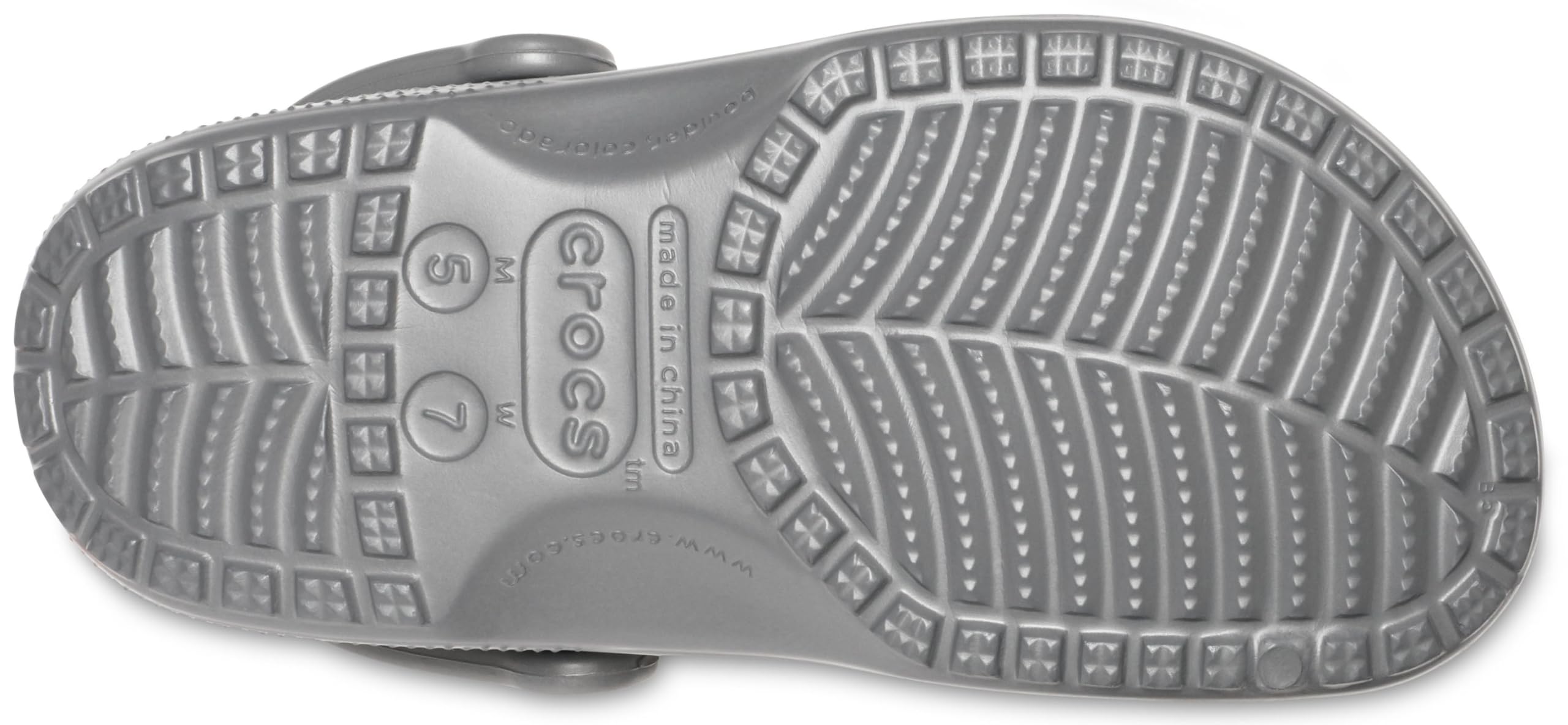 Crocs Unisex-Adult Classic Clogs, Slate Grey
