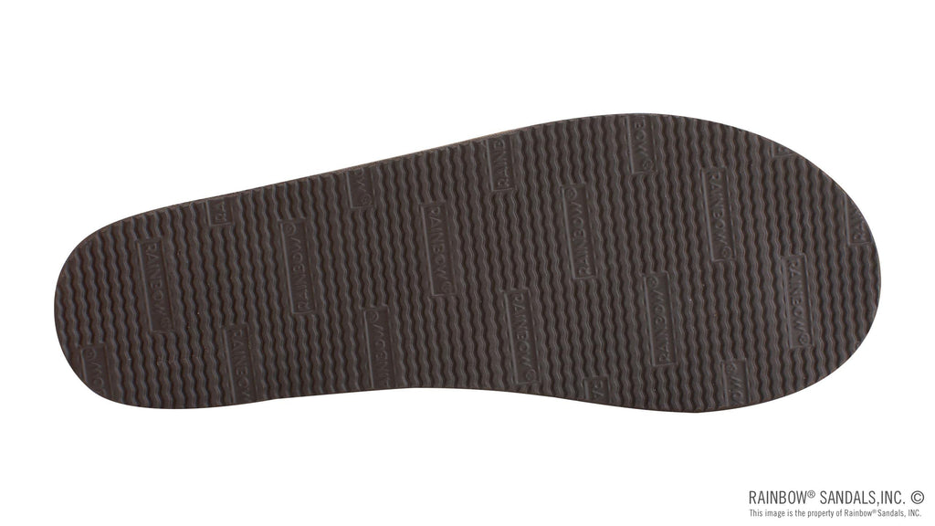 Rainbow Sandals Women’s Flirty Braidy Premier Leather w/Single Braided Strap, Expresso, Ladies Large