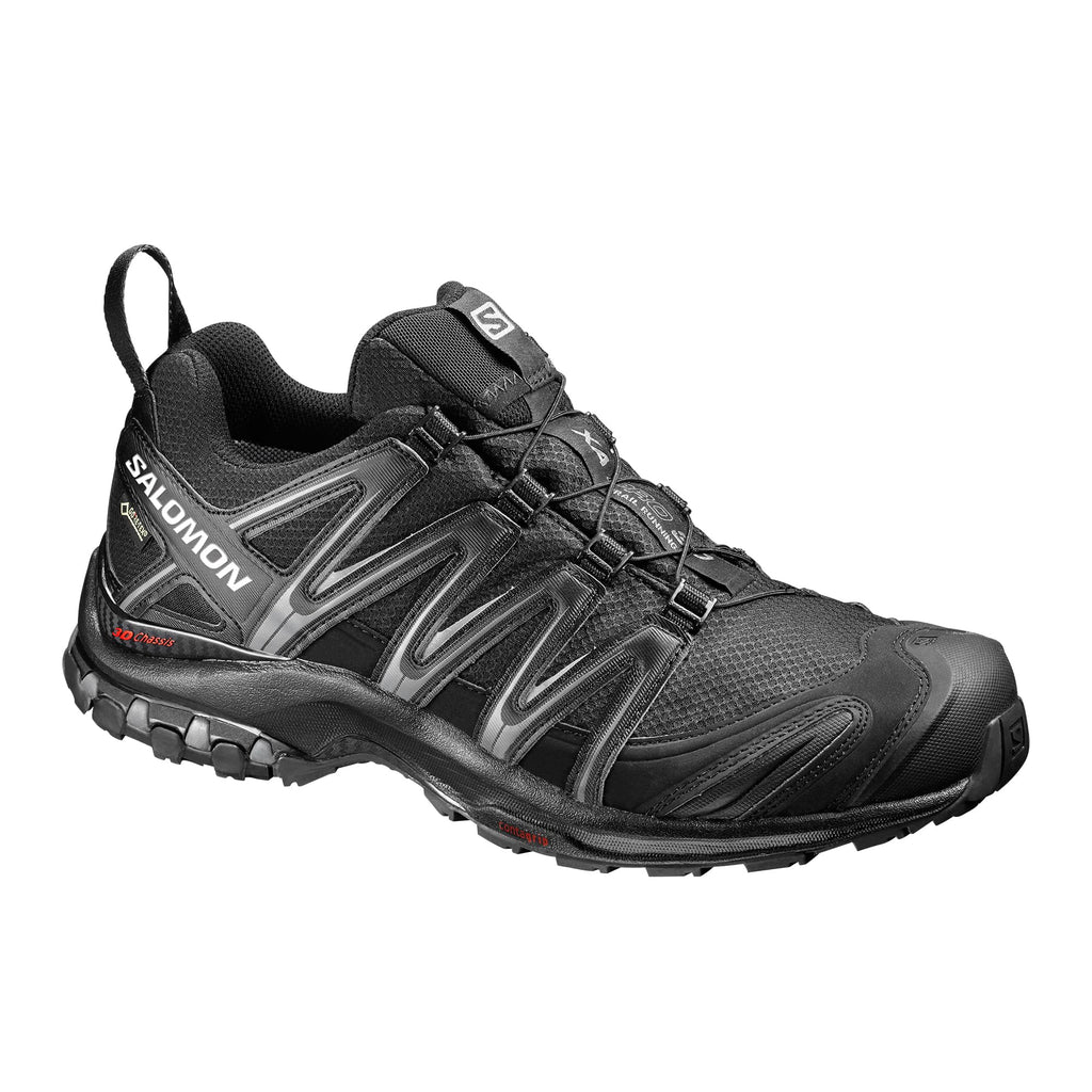Salomon Men’s XA PRO 3D Gore-Tex Waterproof Trail Running Shoes - Black/Black/Magnet