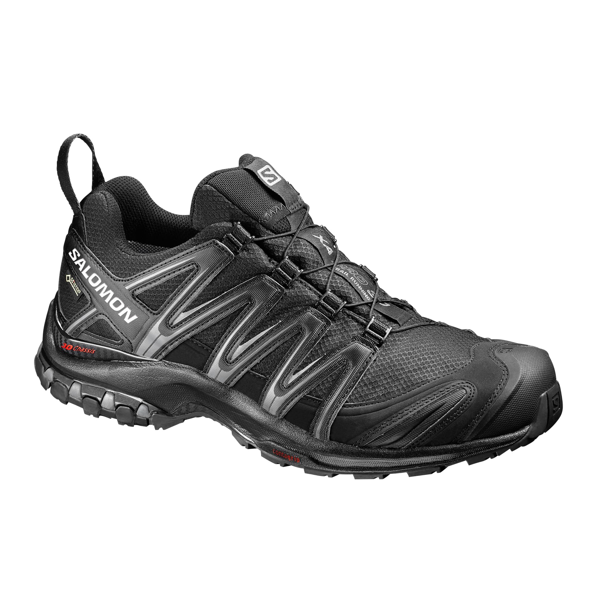Salomon Men’s XA PRO 3D Gore-Tex Waterproof Trail Running Shoes - Black/Black/Magnet