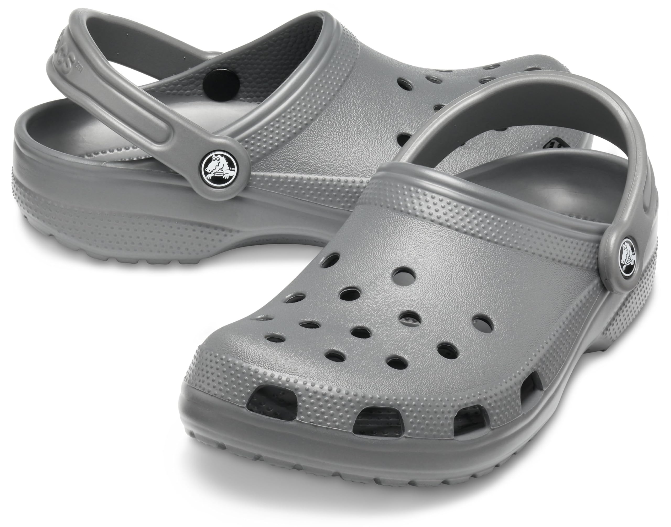 Crocs Unisex-Adult Classic Clogs, Slate Grey