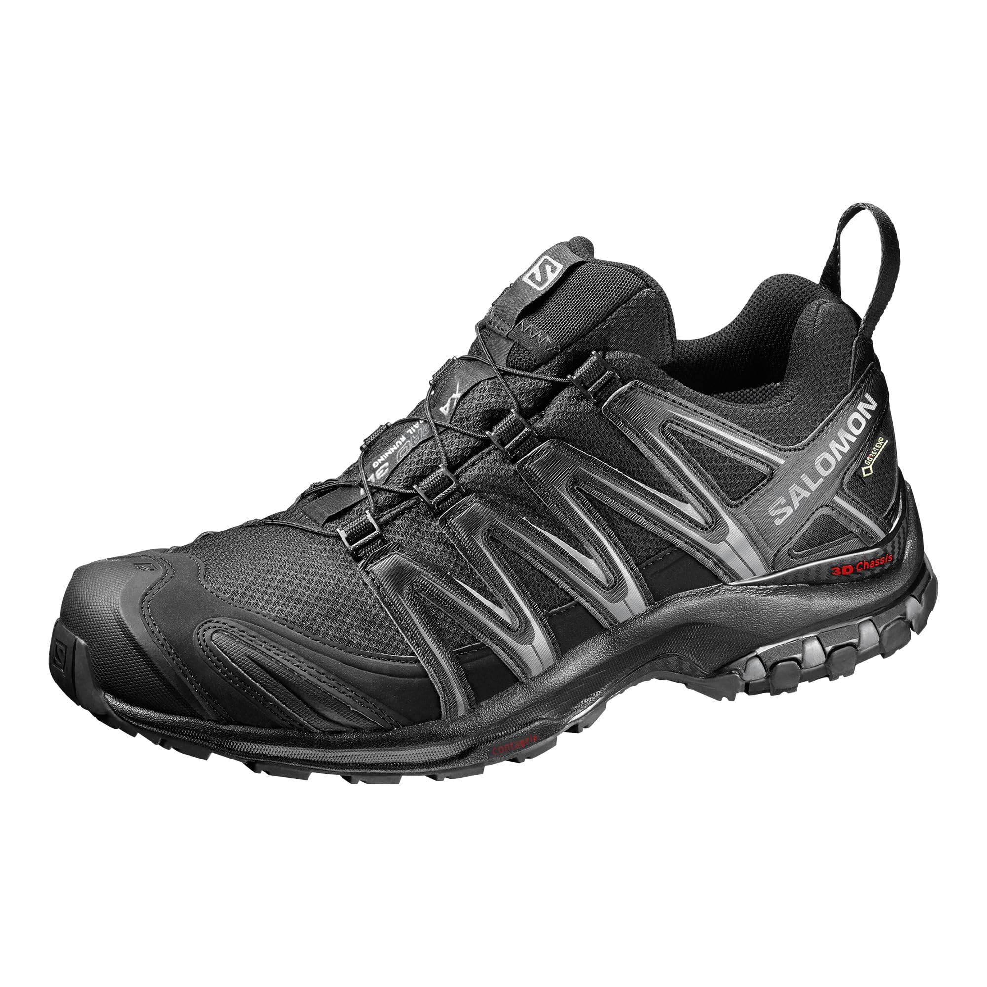 Salomon Men’s XA PRO 3D Gore-Tex Waterproof Trail Running Shoes - Black/Black/Magnet