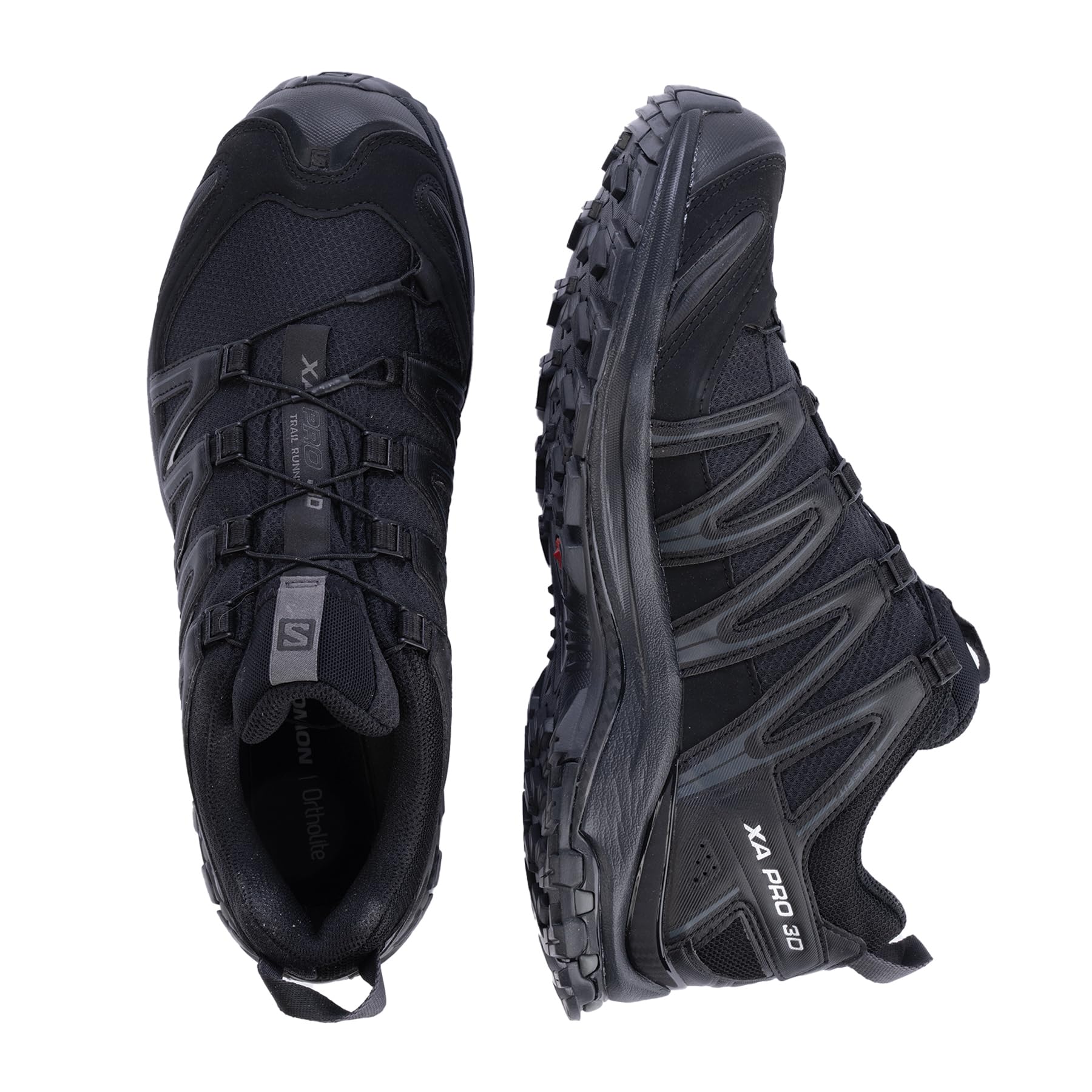 Salomon Men’s XA PRO 3D Gore-Tex Waterproof Trail Running Shoes - Black/Black/Magnet